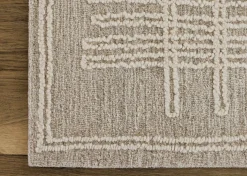 Nichols Wool Rug Grey/Ivory