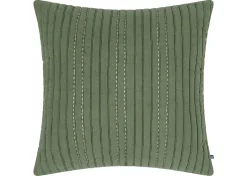 Nixie Cotton Pintuck Pillow 20x20 Green