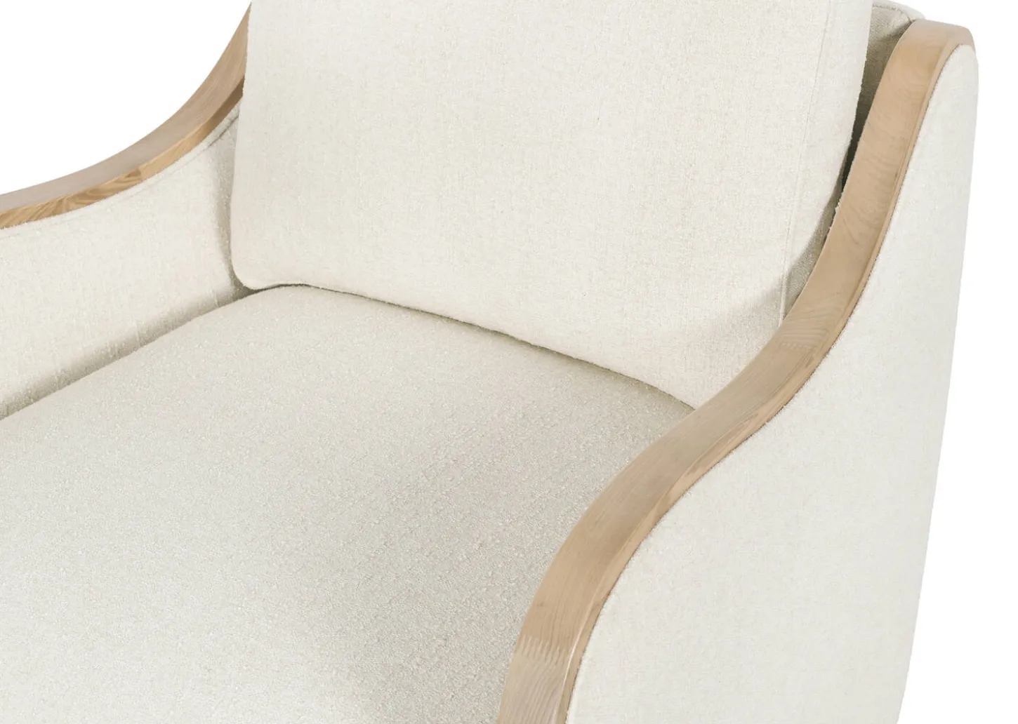Olivia Swivel Armchair -Mel Ivory