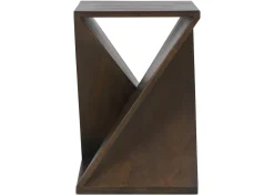 Proux Reclaimed Wood Accent Table -Hughes Umber