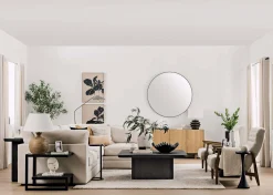 Rosamonde Square Coffee Table -Rhett Java