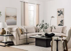 Rosamonde Square Coffee Table -Rhett Java