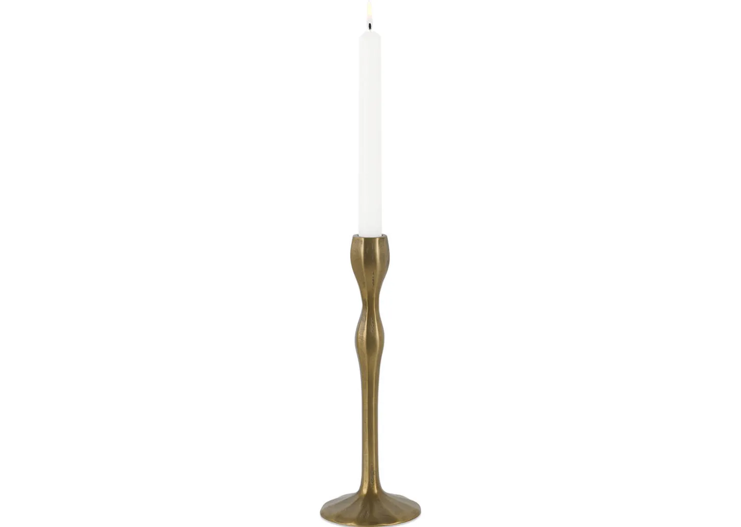 Ryah Candle Holder Antiqued Brass