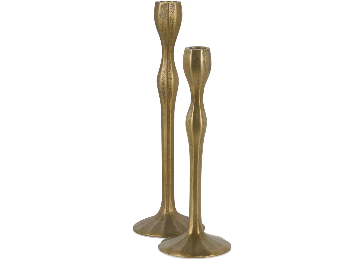Ryah Candle Holder Antiqued Brass