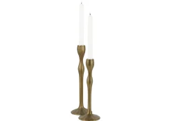 Ryah Candle Holder Antiqued Brass