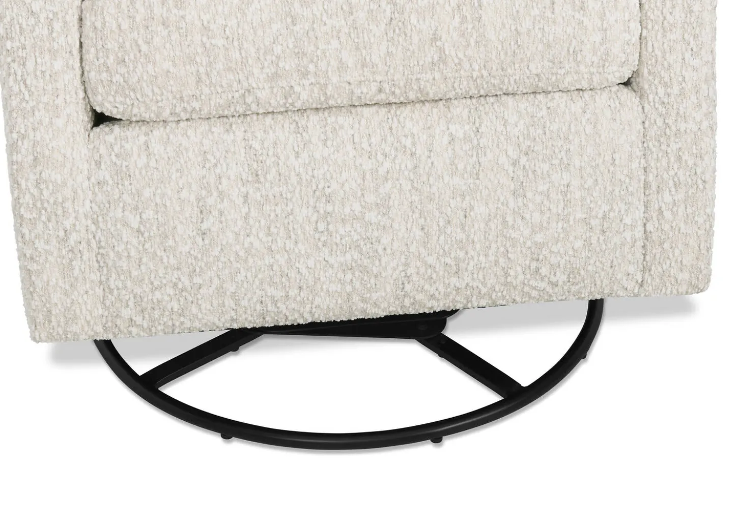 Sadie Swivel Armchair -Zell Pearl