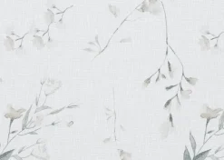 Sally Floral Sheer Curtain Panel 96" Ivory/Multi
