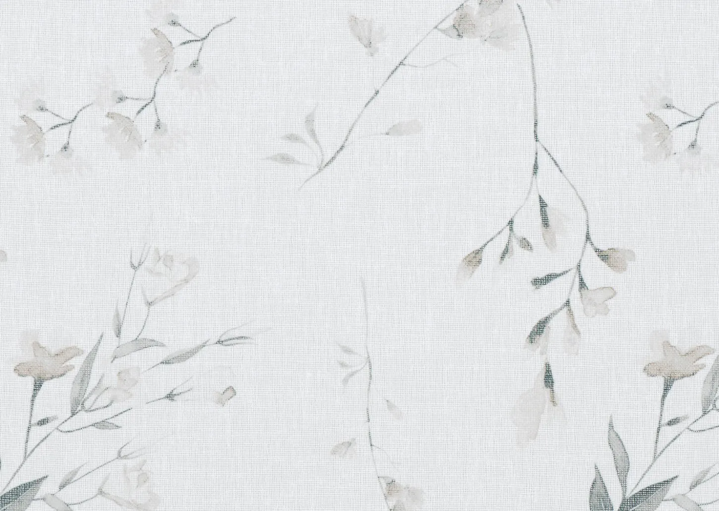 Sally Floral Sheer Curtain Panel 96" Ivory/Multi