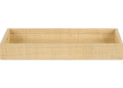 Silvana Raffia Tray Rectangular Natural