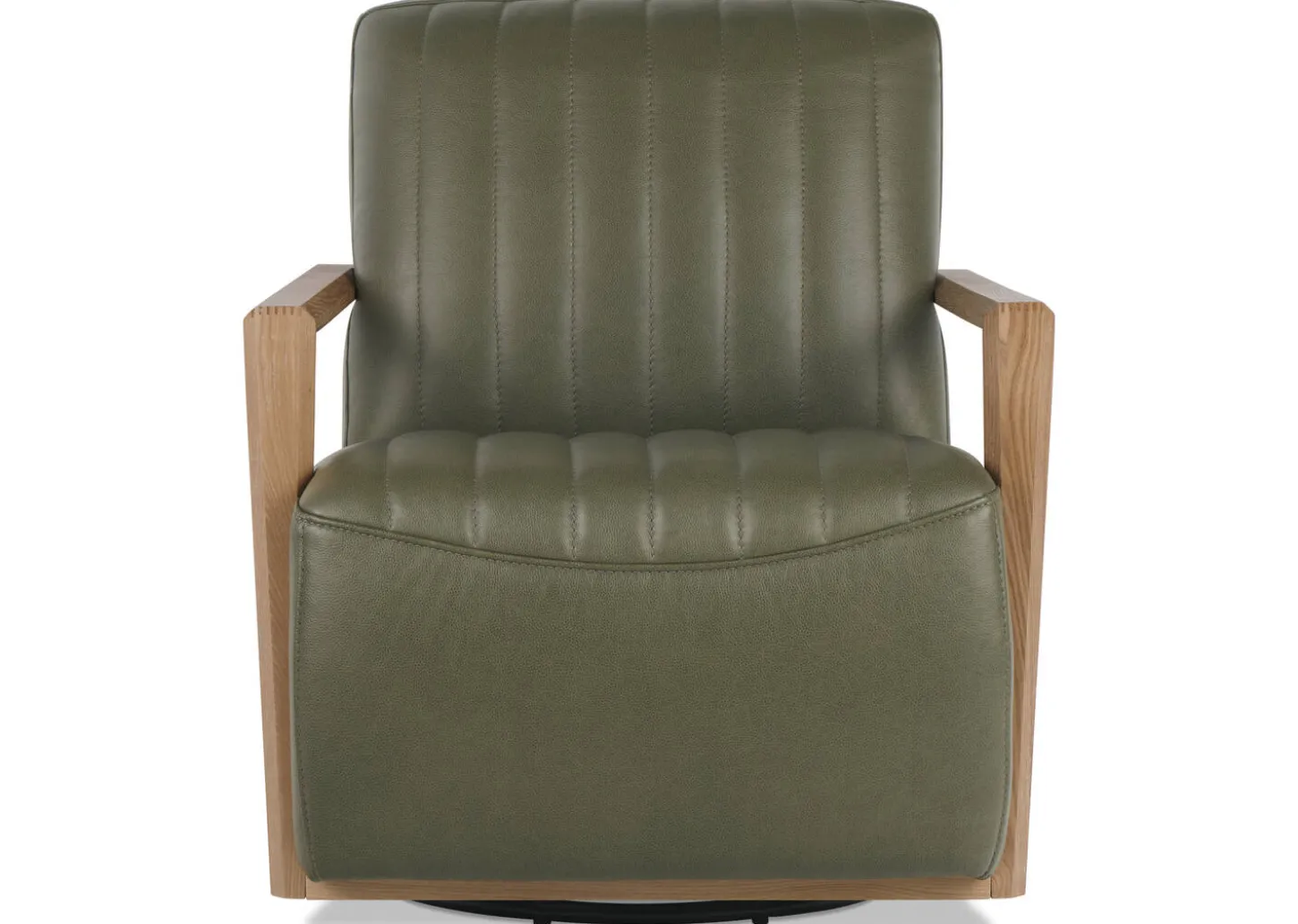 Simone Leather Swivel Chair