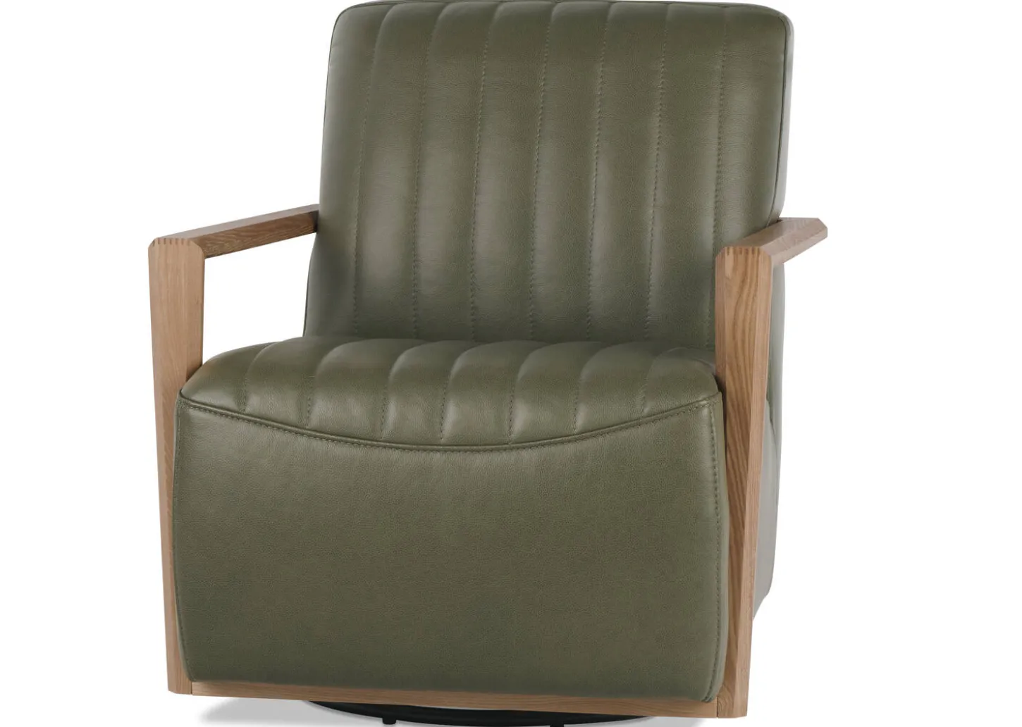 Simone Leather Swivel Chair