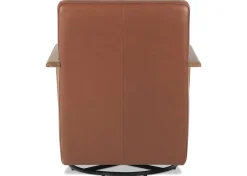 Simone Leather Swivel Chair
