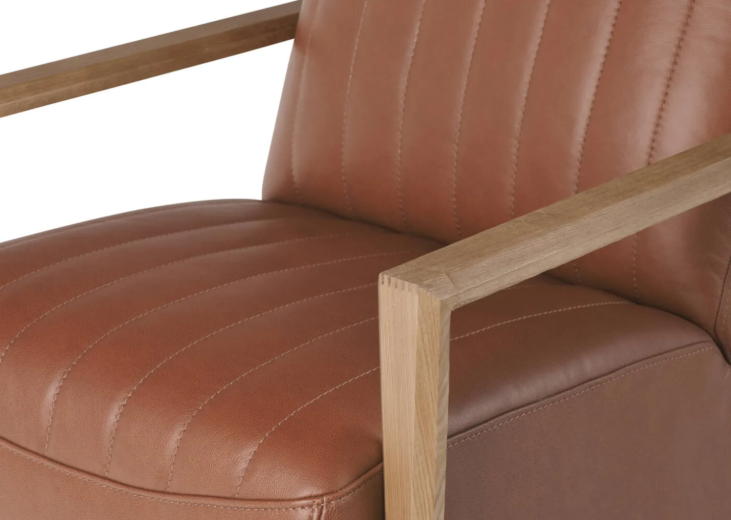 Simone Leather Swivel Chair