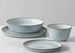 Texada 16 piece Dish Set Lt. Blue
