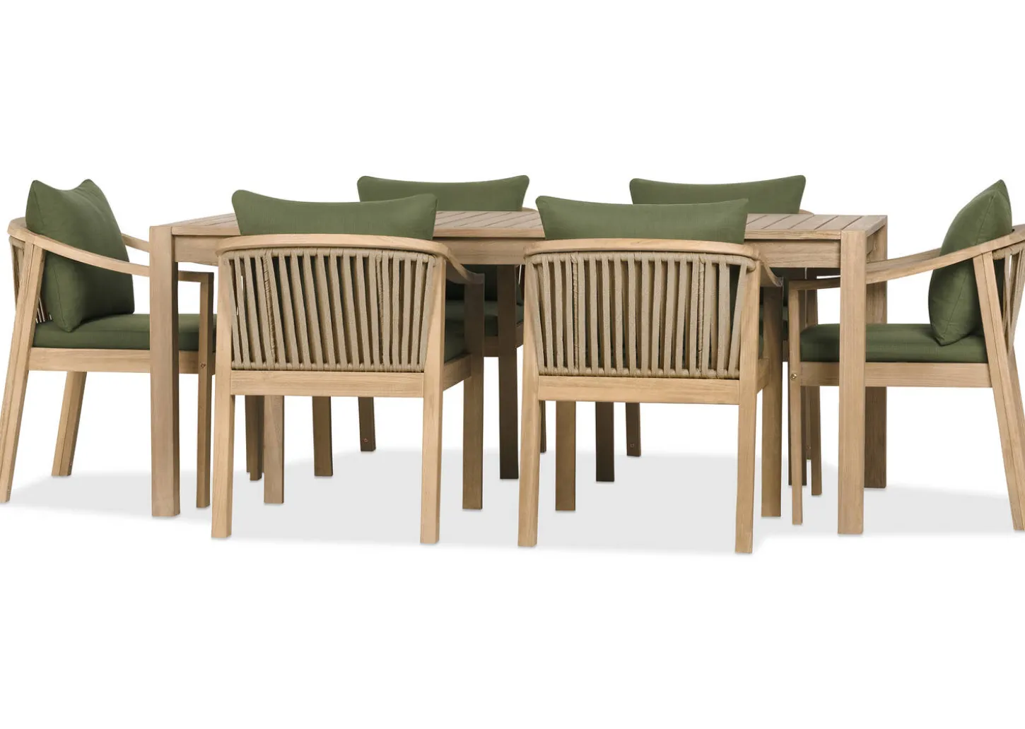 Tulum Outdoor Dining Table -Natural