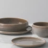 Tusket 16 piece Dish Set Brown