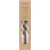 Twist Taper Candles Set White