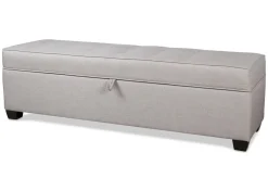 Vault Custom Storage Ottoman 60x18"