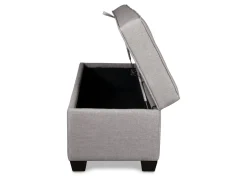 Vault Custom Storage Ottoman 40x18"