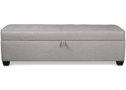 Vault Custom Storage Ottoman 50x18"