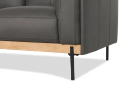 Vincent Leather Apartment Sofa -Kai Sedona