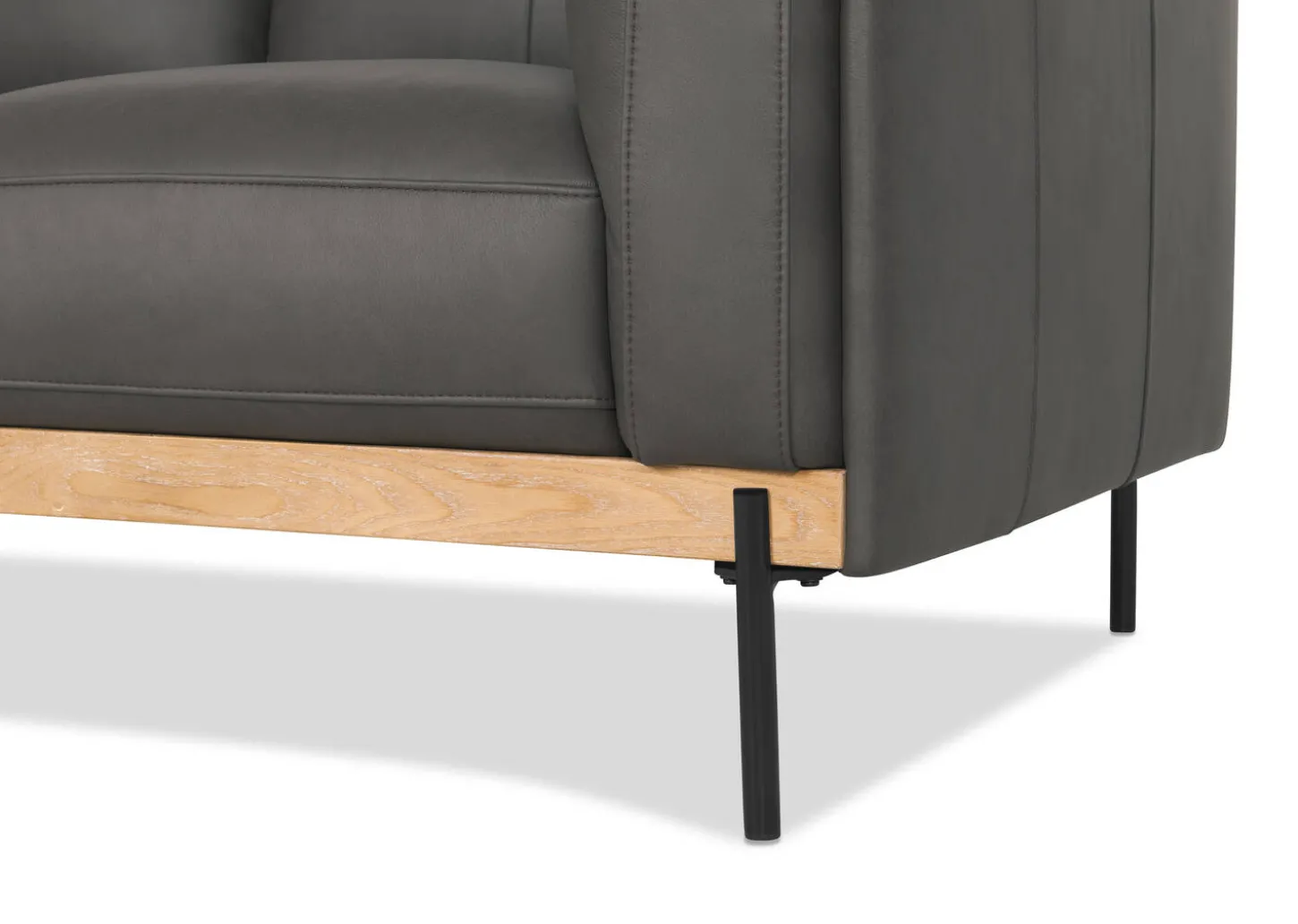 Vincent Leather Apartment Sofa -Kai Sedona