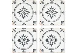 Vintage Tile Coaster Set