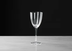Violet Wine Glass Clear