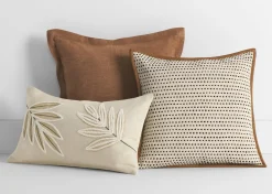 Warm Botanical Pillow Set