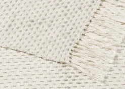 Withers Cotton Throw Natural/Ash