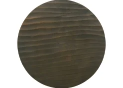 Yasmine Recycled Metal Accent Table -Umber